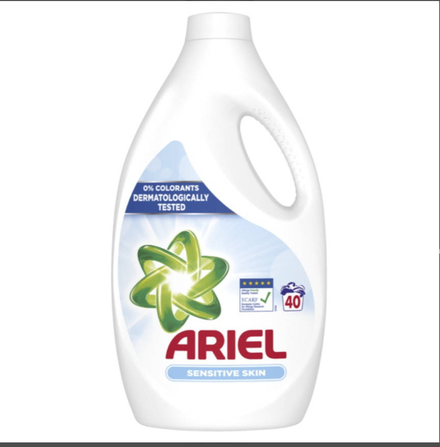

Ariel Sensitive 2л - рідкий порошок для дитячого одягу