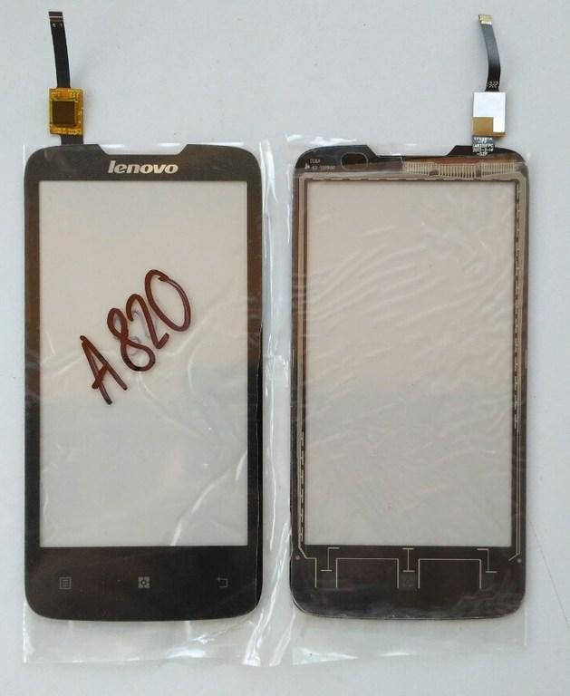 

Сенсорный экран для Lenovo A820 Black, Черный