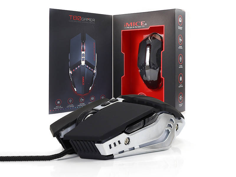 

Компьютерная мышь проводная iMICE T80 40шт 9533