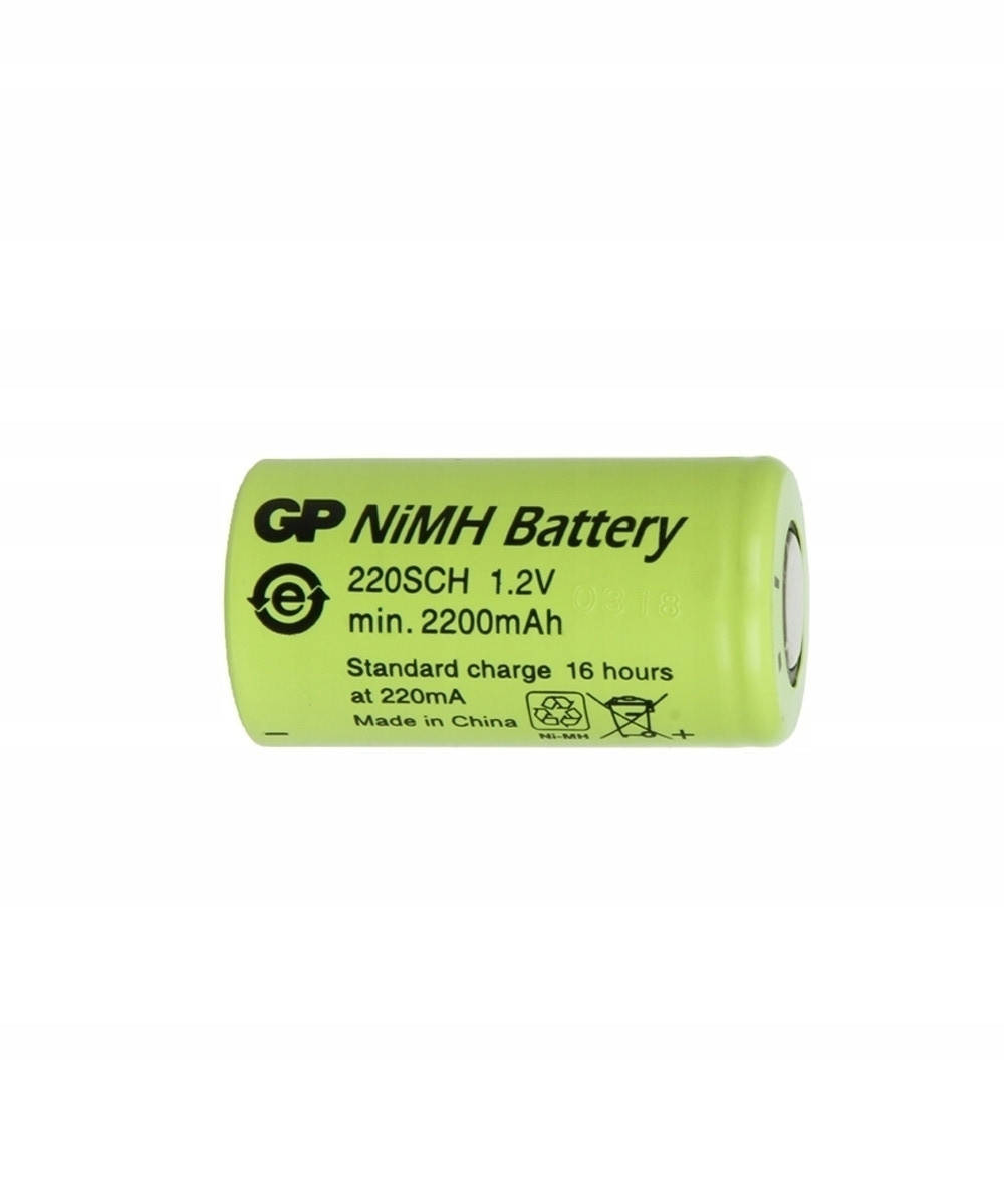 

Аккумулятор GP220SCH GP NiMH 1,2 В 2200 мАч