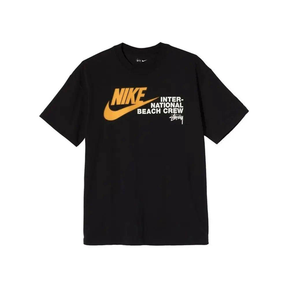 

Черная футболка Nike x Stussy International Beach Стасси оригинальная бирка