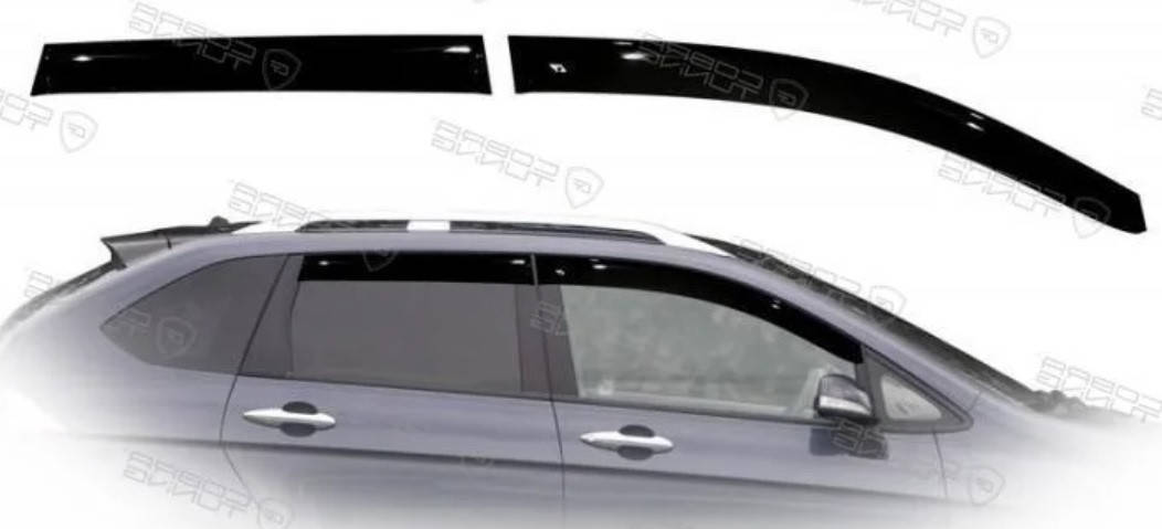 

Дефлекторы окон (ветровики) Honda FR-V 2004-2009 Edix, VL - Cobra Tuning, H11904