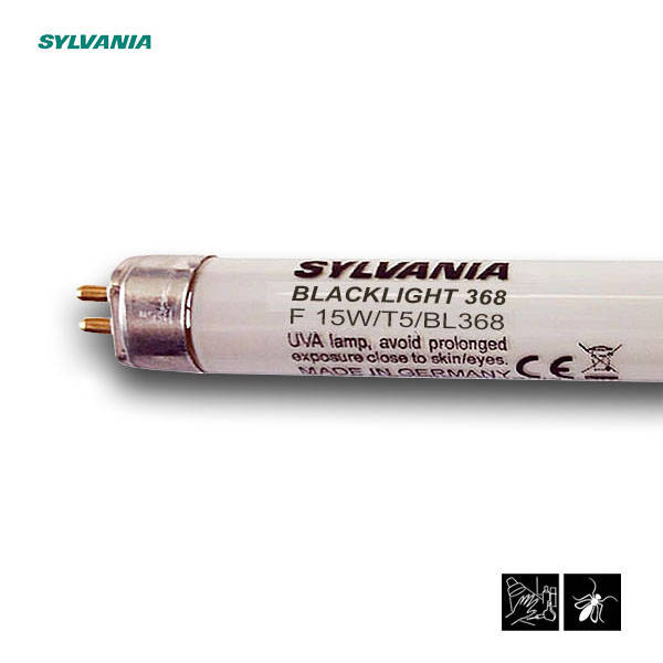 

Лампа ультрафиолетовая в ловушки для насекомых Sylvania F15W/T5/BL368 G5