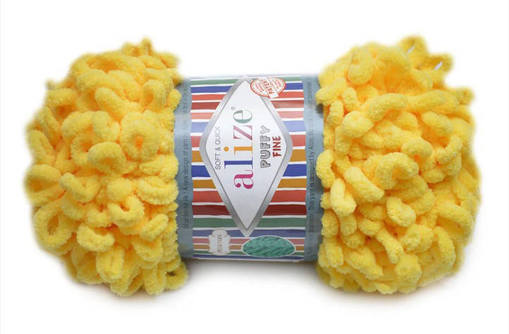 

Alize Puffy Fine NEW, Желтый №113