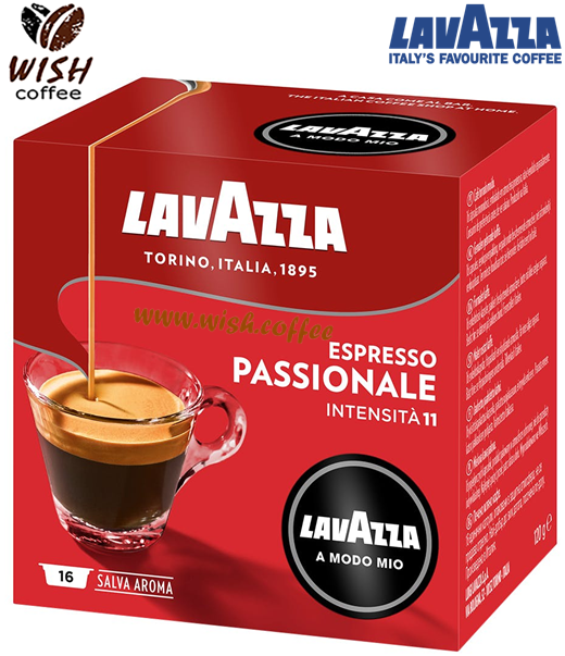 

Lavazza A Modo Mio Passionale (Int = 11; 16 капсул ; Espresso; 100% Arabica)