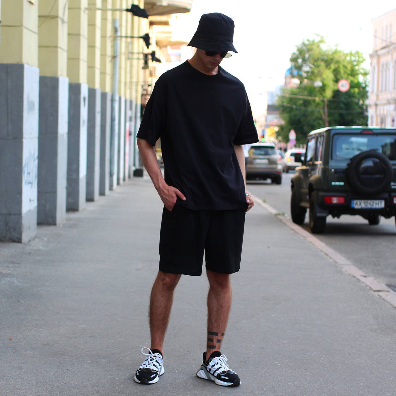 

Шорты мужские черные бренд ТУР модель Duncan (Дункан) размер S, M, L, XL XL, Черный
