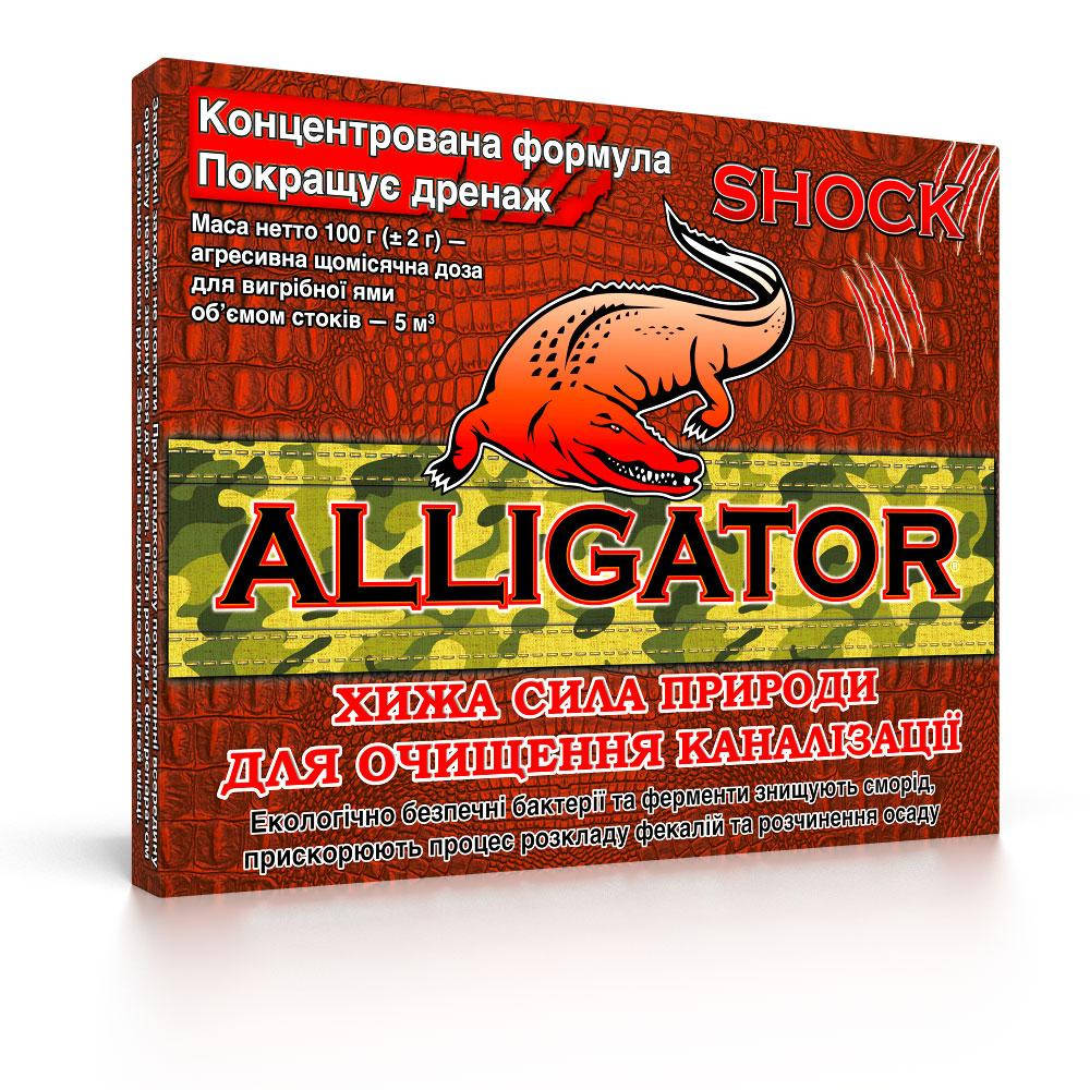 

Бактерии для выгребных ям Alligator Shock 100 г