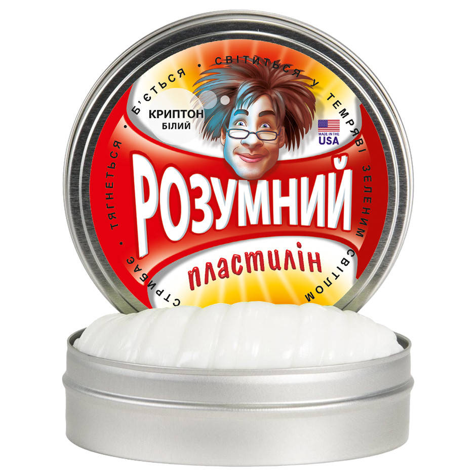 

Умный пластилин Thinking Putty Криптон -светится в темноте (ti10001)