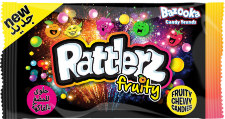

Bazooka Rattlerz Fruity Bag 40g - Конфеты Базука Ратлерз, фруктовый микс