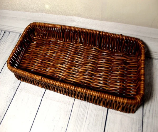 

Корзина тёмная Helios для столовых приборов каркасная 260х110х40 мм (7305)