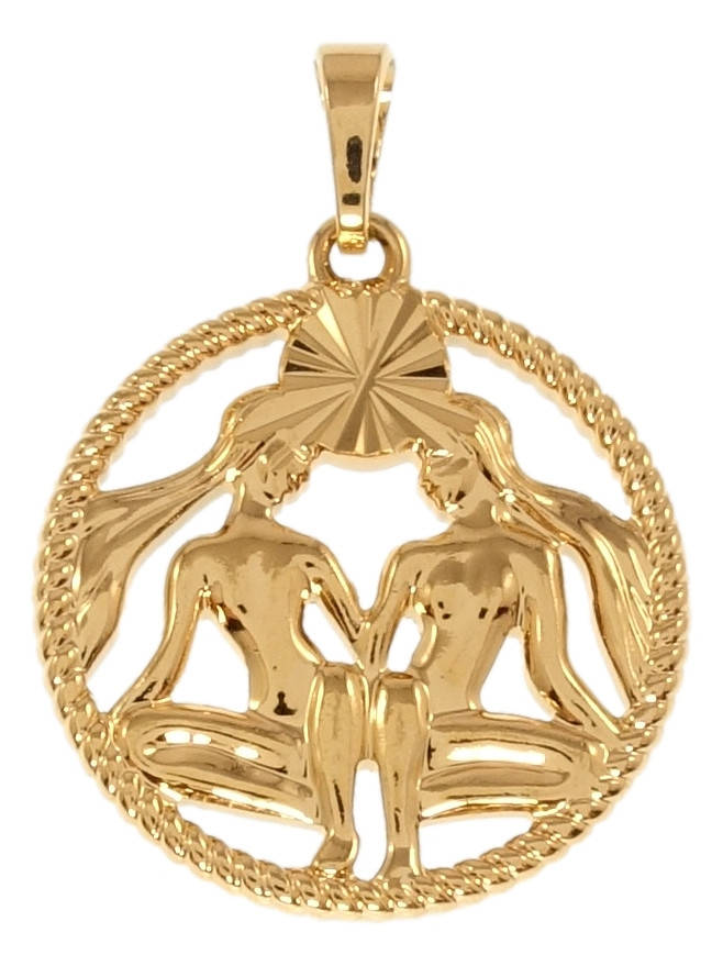 

Кулон Xuping Позолота 18K "Знак Зодиака Близнецы" для цепочки до 5мм