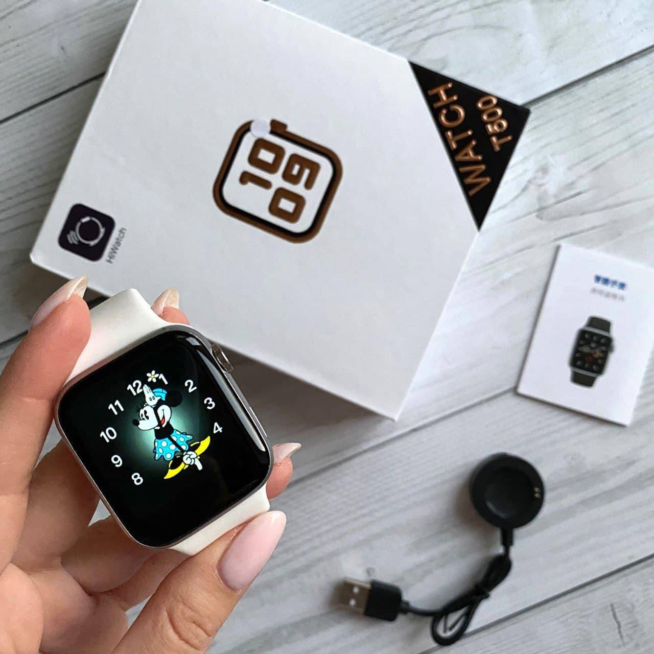 

Смарт часы Т500.Умные часы Smart Watch T500 , В стиле Apple watch белые