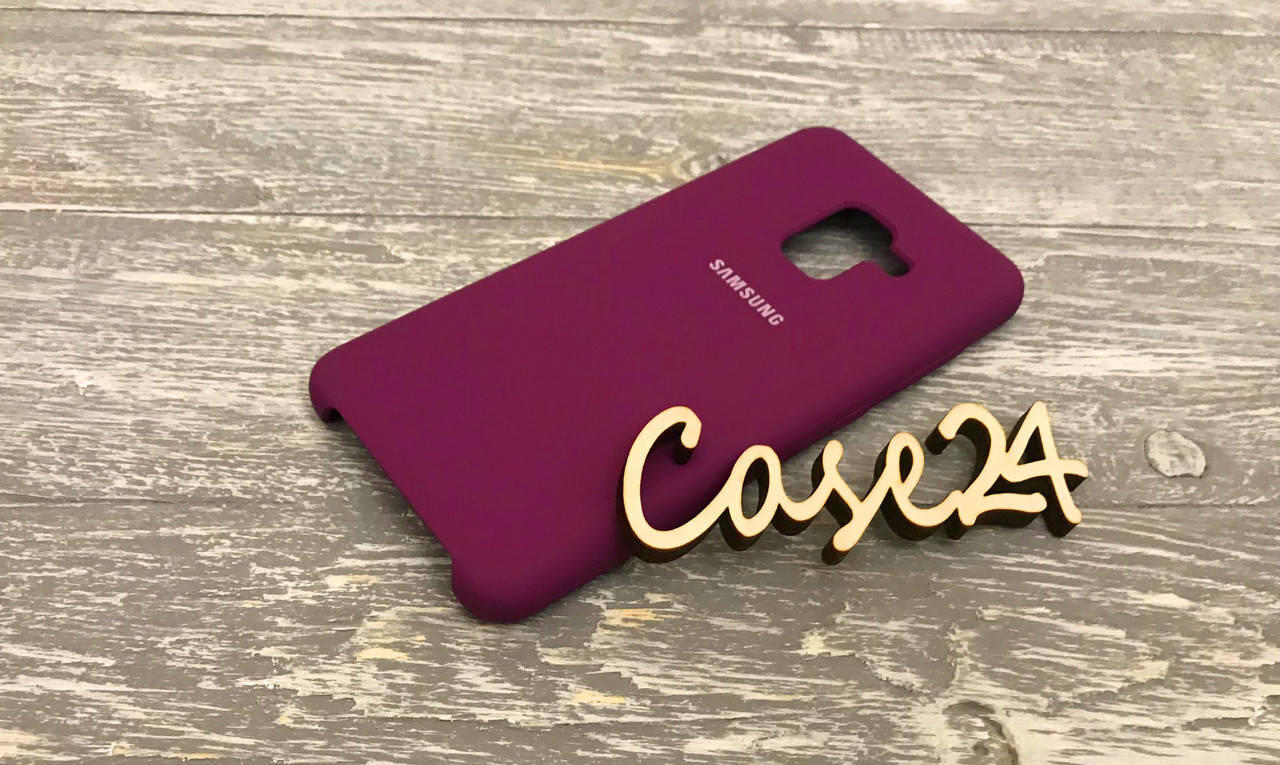 

Чехол Soft touch для Samsung Galaxy A8 (2018) (7 цветов) баклажан, Разные цвета