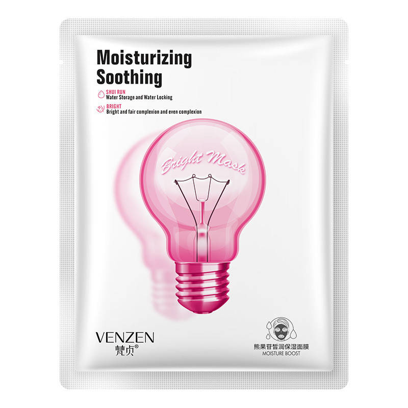 

Тканевая маска для лица c ниацинамидом и арбутином Venzen Moisturizing Soothing Bright Mask, 25гр