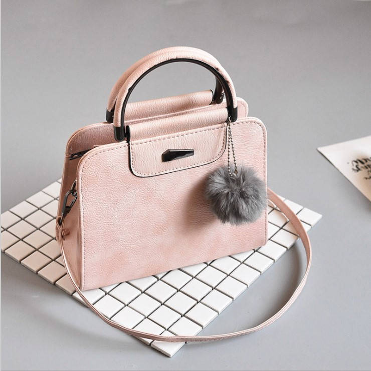 

0652 Сумка женская Эко кожа пудра, Пудровый