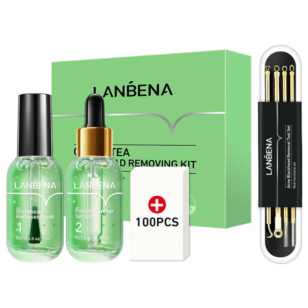 

Набор Lanbena для удаления чёрных точек + инструменты для чистки лица 4 шт