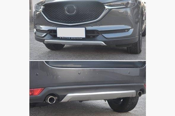 

Накладки на бампера защитные для Mazda CX-5 2017+ Тип 2