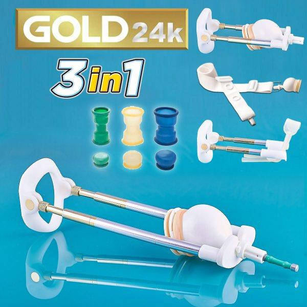 

Вакуумный экстендер Pro Gold Premium 3 в 1 с оригинальными мембранами и шлюзами