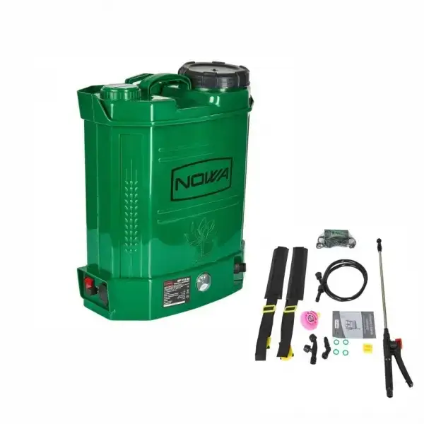 

Аккумуляторный опрыскиватель садовый Nowa OP1516m электрический Нова 16 л., Красный