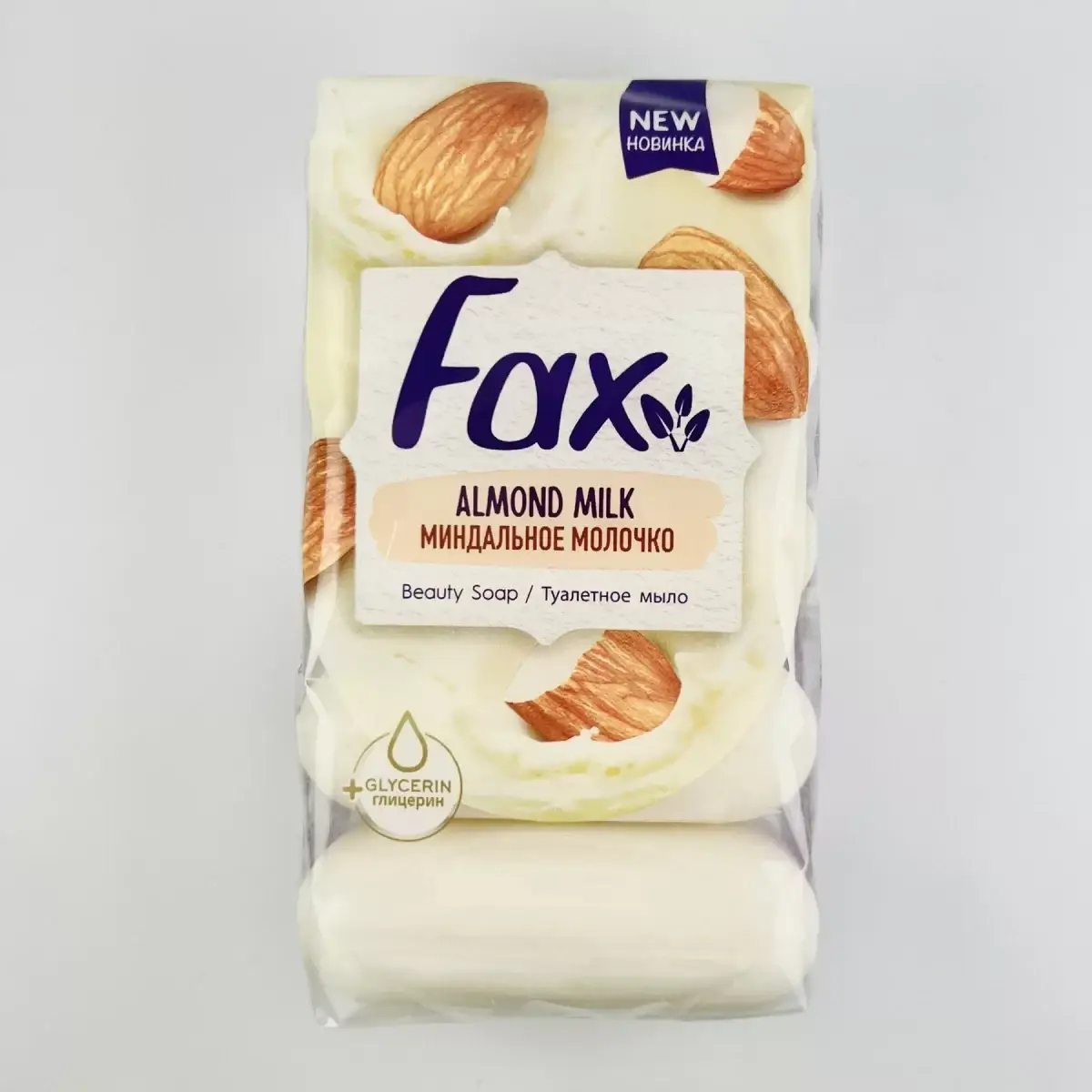 

Мыло FAX 5*70 гр. миндальное молочко (24 в ящике)