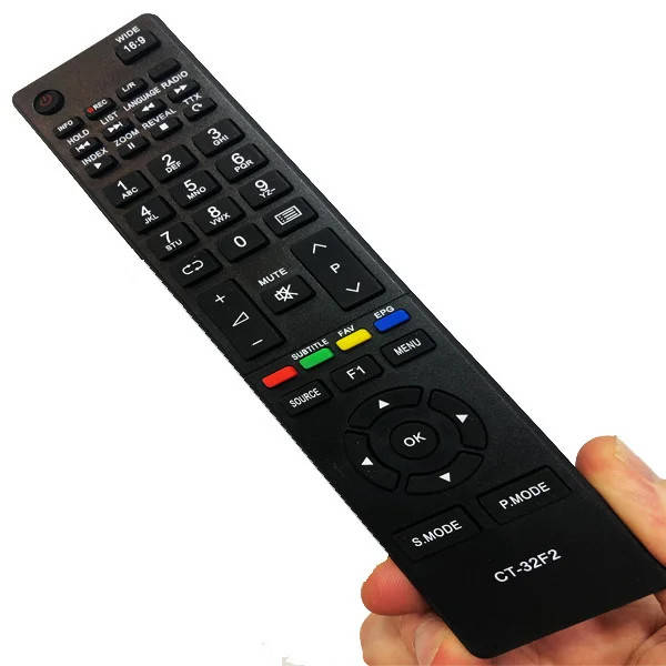 

Пульт для телевизора Toshiba CT-32F2, Черный