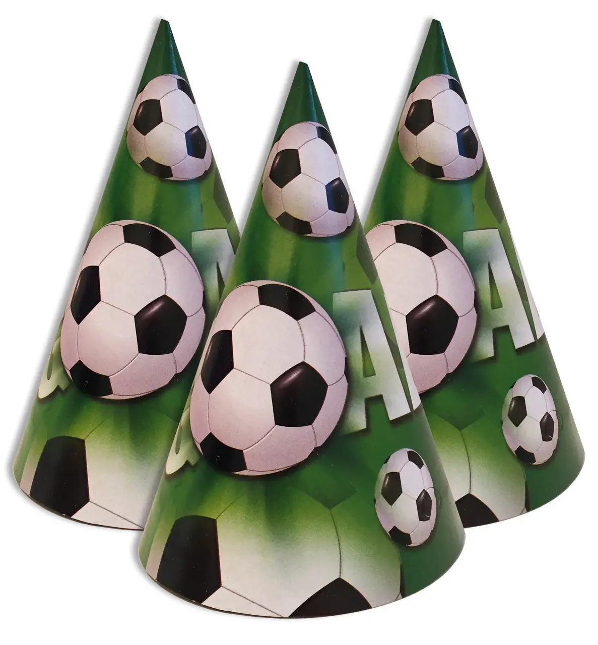 

Колпачки праздничные "Футбол", 10 штук