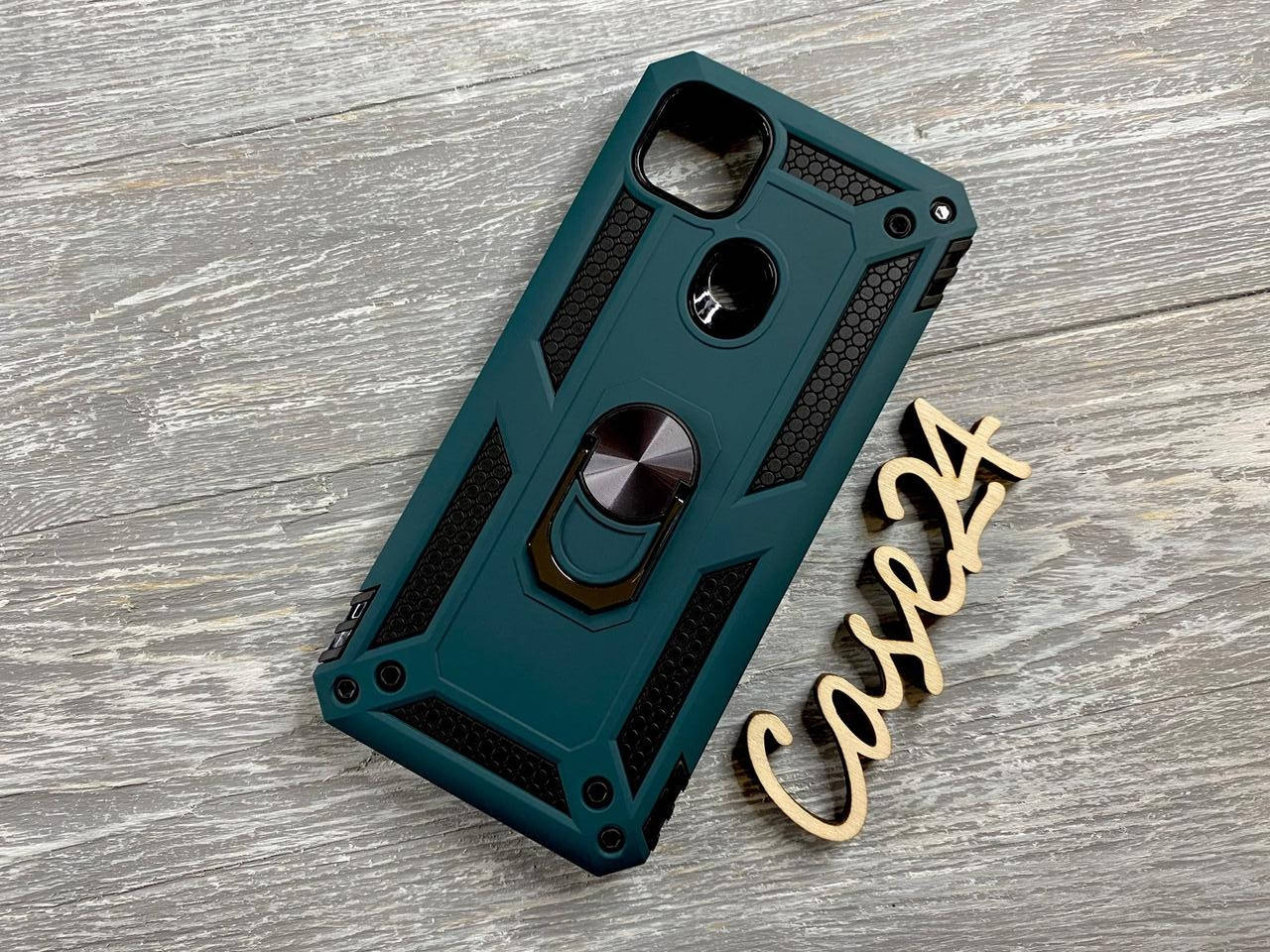

PC + TPU чехол New armor на Xiaomi Redmi 9C (4 цвета) зеленый