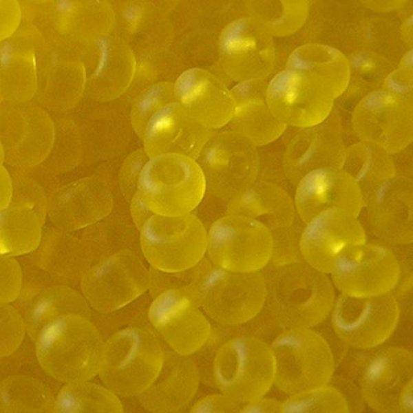 

33139/80010/10 Желтый прозрачный матовый чешский бисер Preciosa 1грамм