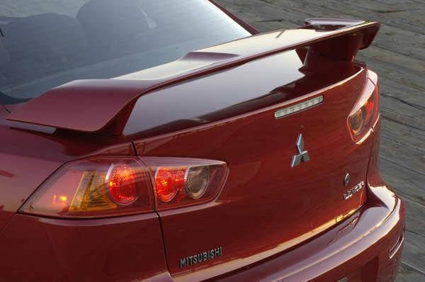 

Спойлер на багажник Lancer X 2007-2015 ABS пластик под покраску