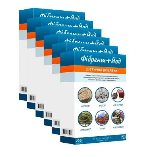 

Фібрент + йод 200гр засіб для схуднення і очищення організму Оригінал Сертифікований