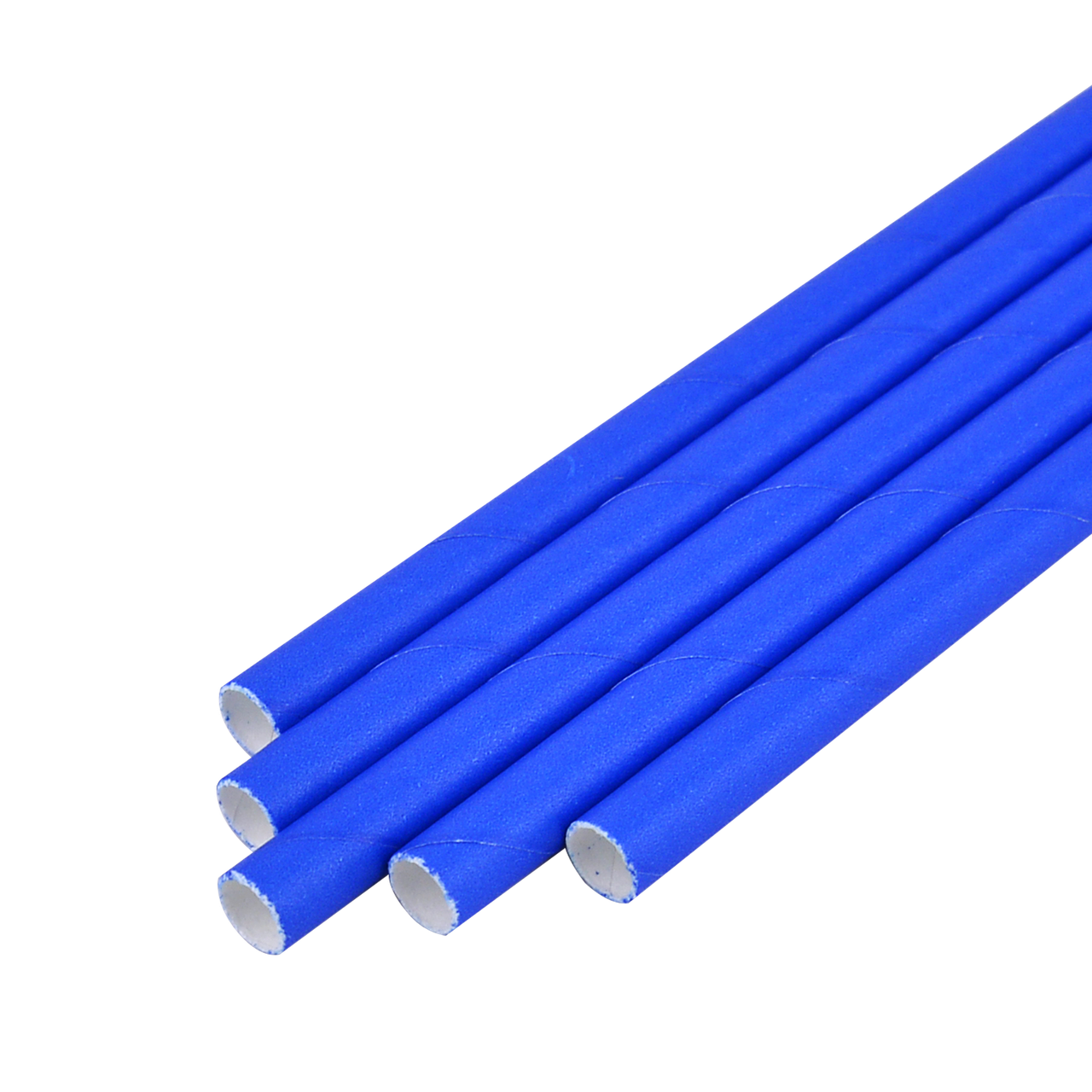 

Бумажная трубочка "Синяя" 25шт (20см*5мм), Синий