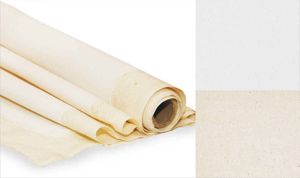 

Холст грунтованный 2*10 м, мелкое зерно, 320 г/м², хлопок, ROSA Gallery