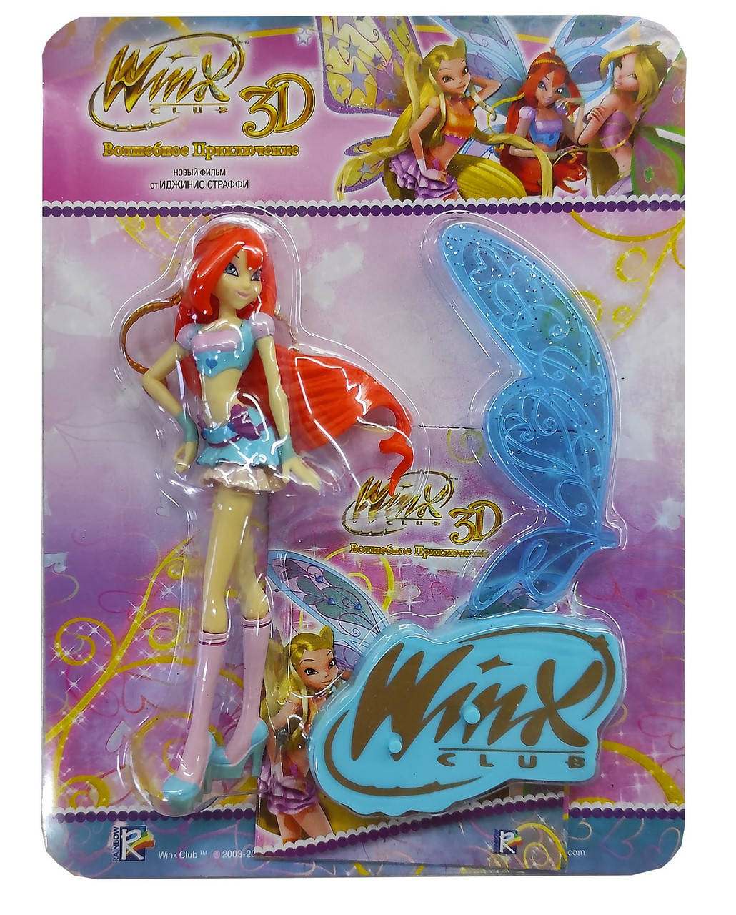 

Коллекционная фигурка Winx Club 3D Bloom Believix Блум Винкс Волшебное приключение