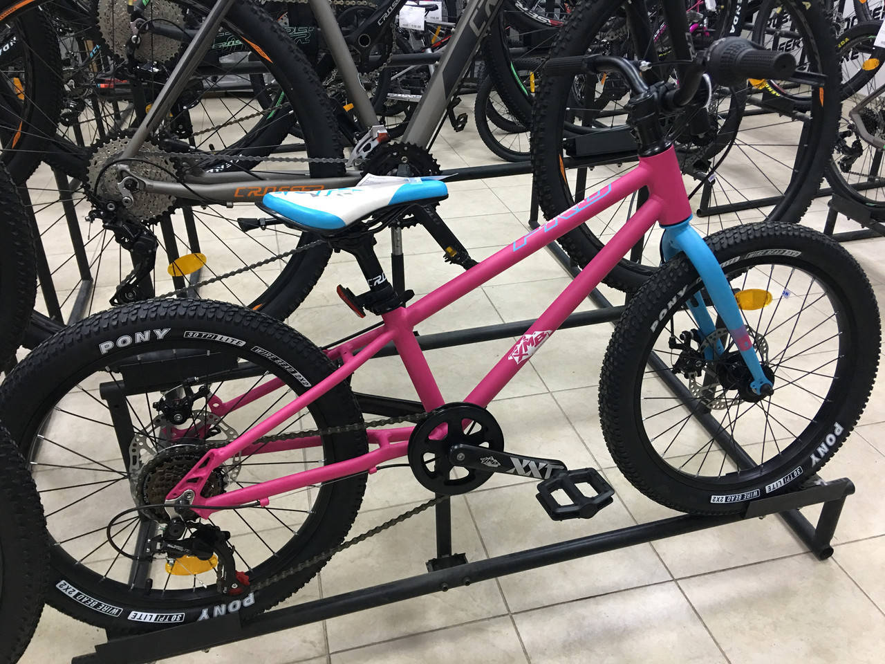 

Велосипед Crosser Super Light 20" (рама 10, 6S) 2021, Розовый