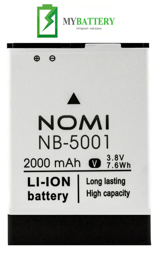 

Оригинальный аккумулятор АКБ батарея Nomi NB-5001 i5001 2000mAh 3.8V