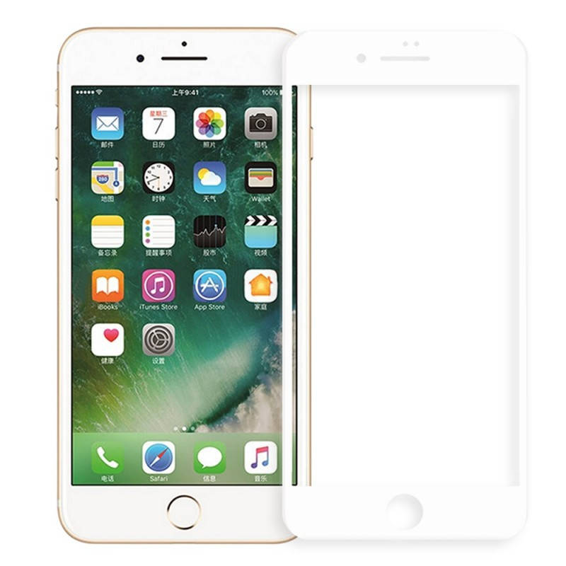 

Защитное стекло для iPhone 6 Plus/6S Plus, 0.25 mm, 5D на весь дисплей, белое, Full Glue, Белый