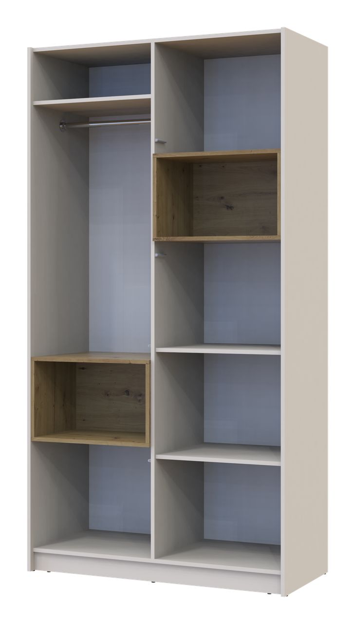 Шафа для одягу з нішею Doros Дейл Кашемір/Дуб Артізан 2 ДСП 115.2х52х220 (80737725) 5