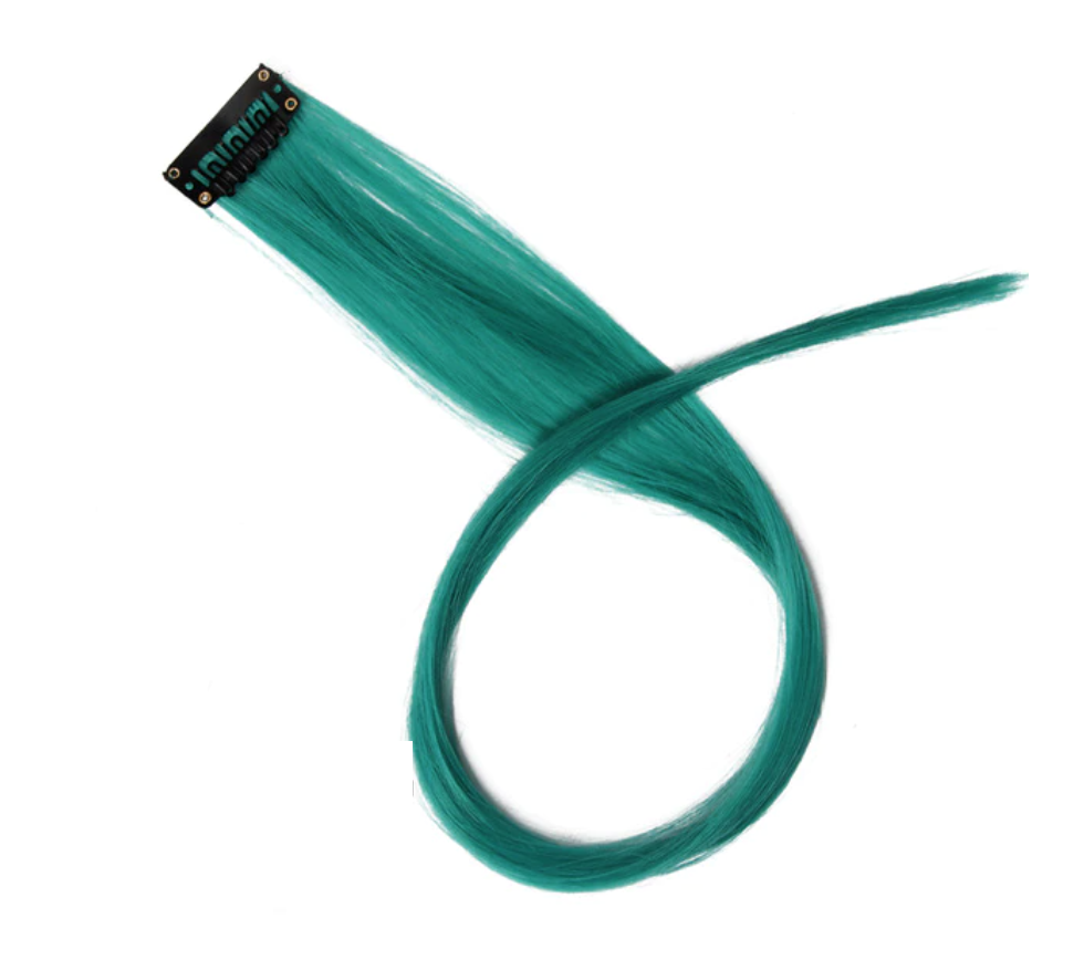 

Канекалон однотонный на заколке 5282 бирюзовый