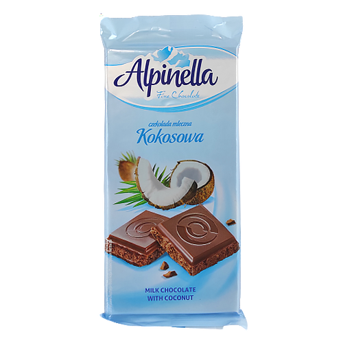

Шоколад Альпінелла кокосова Alpinella kokosova 90g 25шт/ящ (Код : 00-00003435)