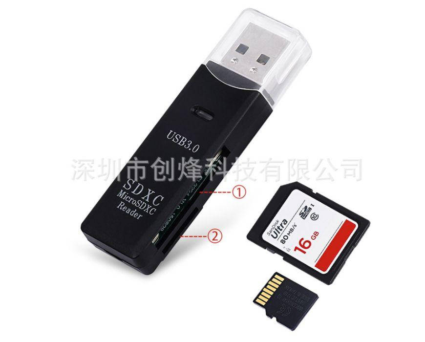 

Кард-Ридер Адаптер USB 3.0 5 Гбит/с для MICRO SD/SDXC/card reader карт