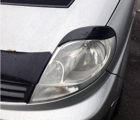 

Реснички Renault Trafic 2001-2014 Fly-Style (2 шт. ABS-пластик) Черный Глянец