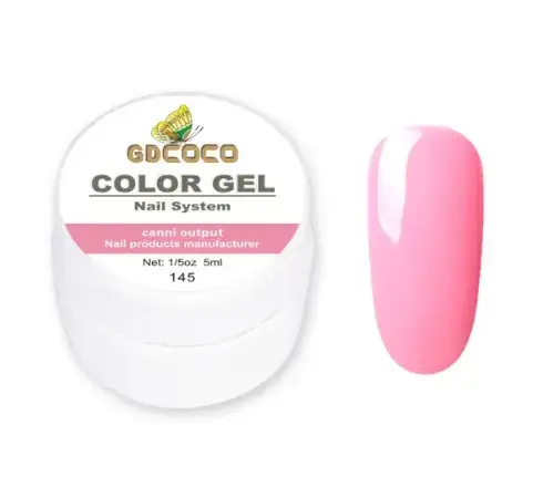 

Кольорова гель-фарба Gdcoco №145, Розовый