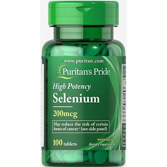 

Селен Selenium 200 mcg 100 Tablets