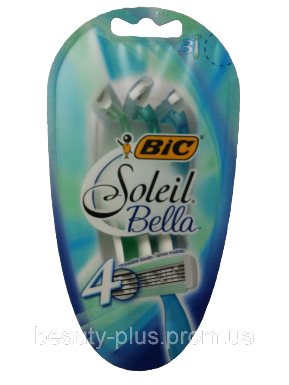 

BIC® женские одноразовые станки BIC® Soleil Bella 4 лезвия, 1уп/3шт