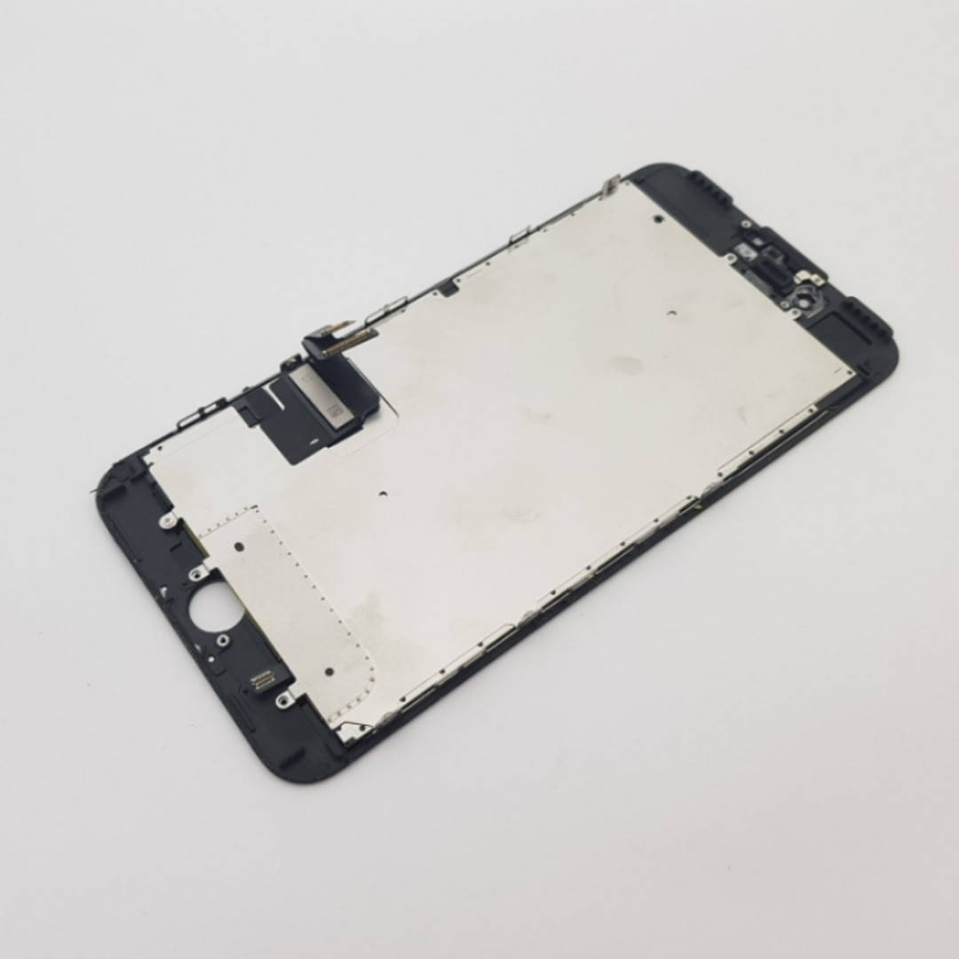 

С дефектом. Дисплей Apple iPhone 7 Plus модуль черный Сервисный оригинал с разборки (разбит)