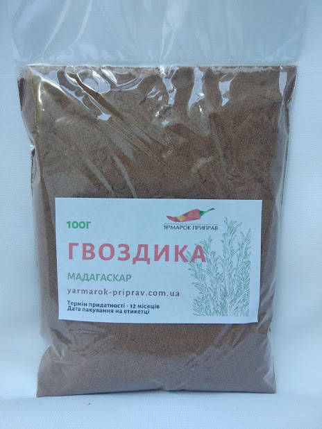

Гвоздика молотая в/с, 100г