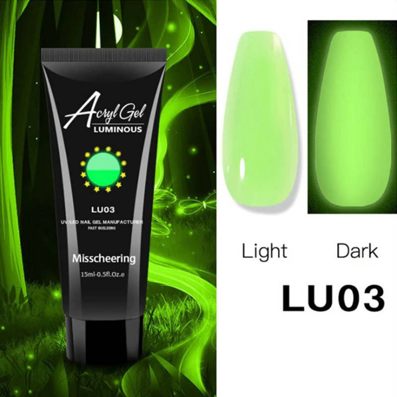 

Полигель (акригель) Неоновый AcrylGel LUMINOUS LU03, 15мл