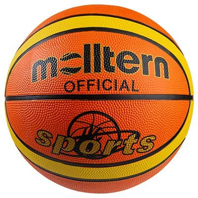 

Мяч баскетбольный резиновый №7, Molltern Official Sport оранжевый.