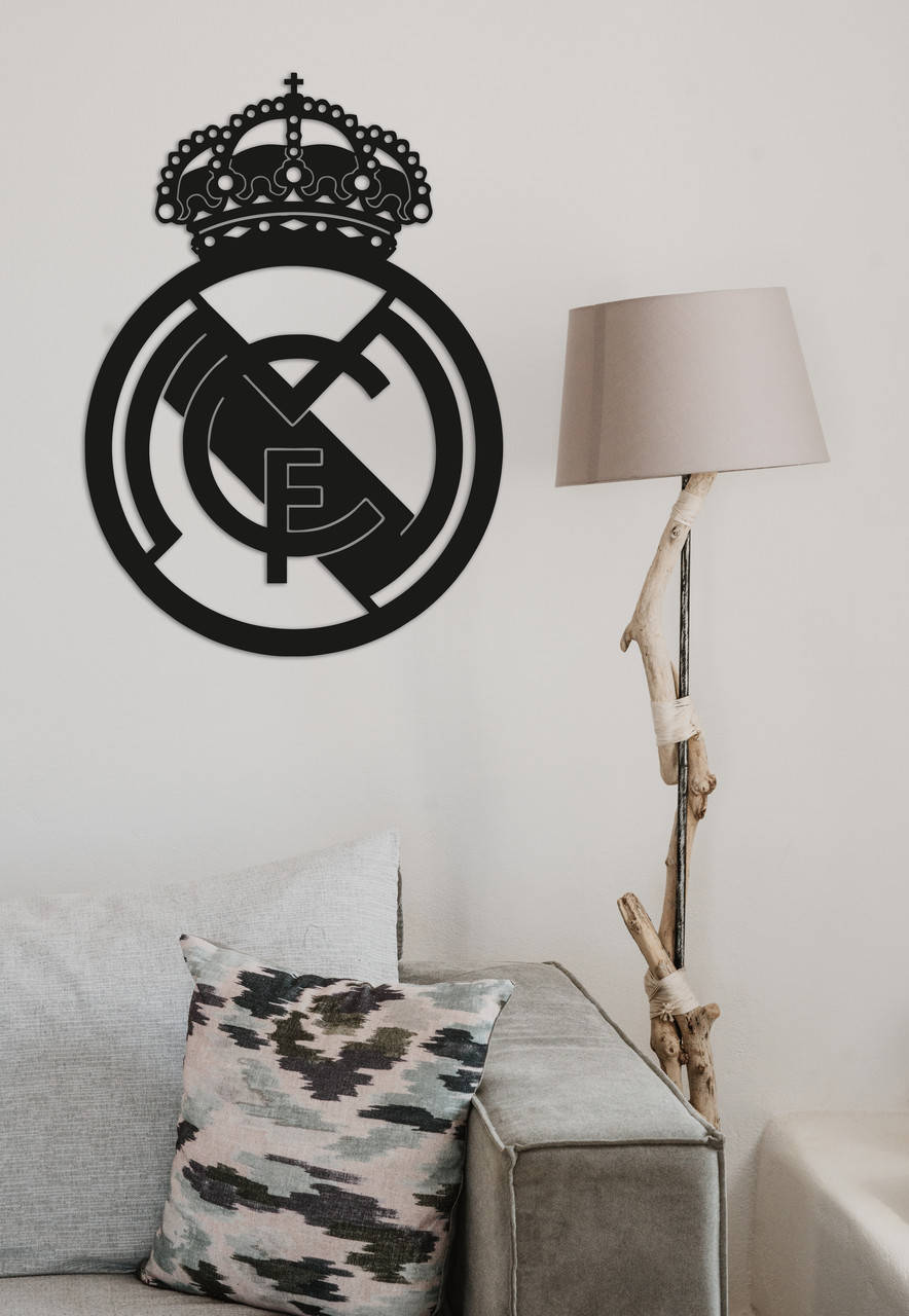 

Эмблема "Реал Мадрид", Интерьерная картина из дерева, Real Madrid