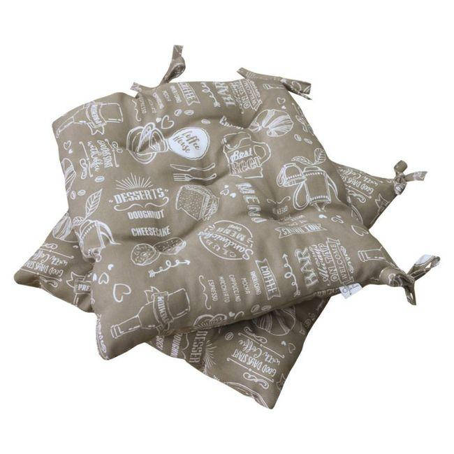 

Подушка на стул ТМ Прованс Breakfast Beige 40х40см